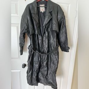 Leather Trench Coat